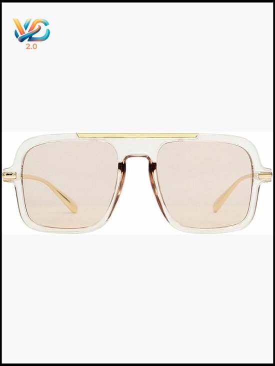 Vintage Oversized Pilot Square Sunglasses Retro 70s 80s 90s Shades Unisex main image 7